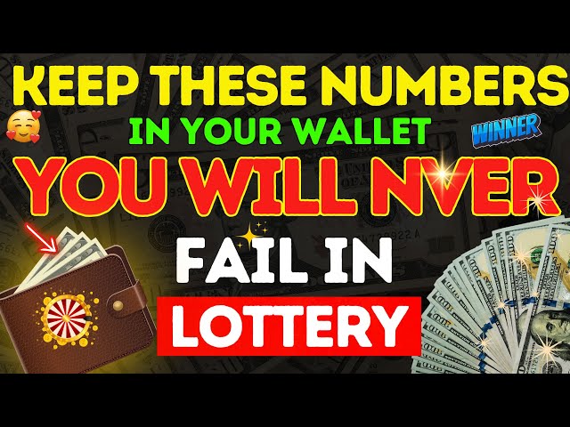 GOD SAYS: YOU WILL BE SUCCESSFUL in all the Lotteries – Just Put These NUMBERS in Your WALLET