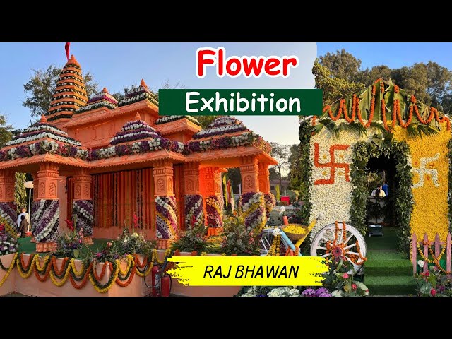 Flower Exhibition Raj Bhawan Lucknow | Flower Exhibition 2025