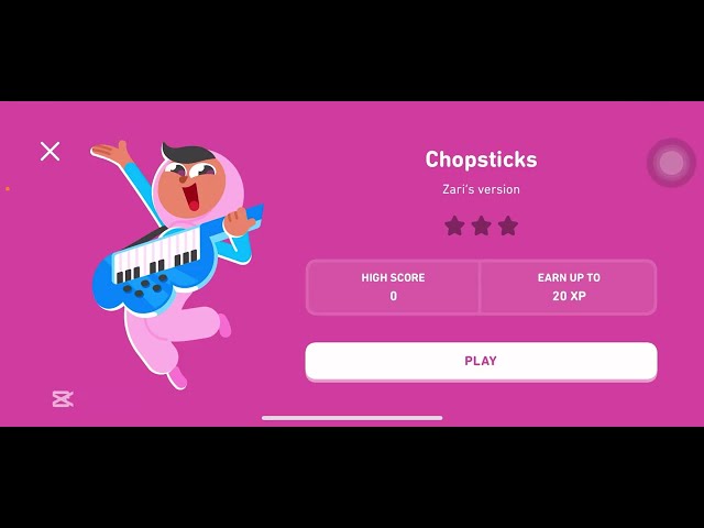 #1653 Duolingo Music: The Most Important Song of Our Time | Chopstics Zari's Version #duolingomusic