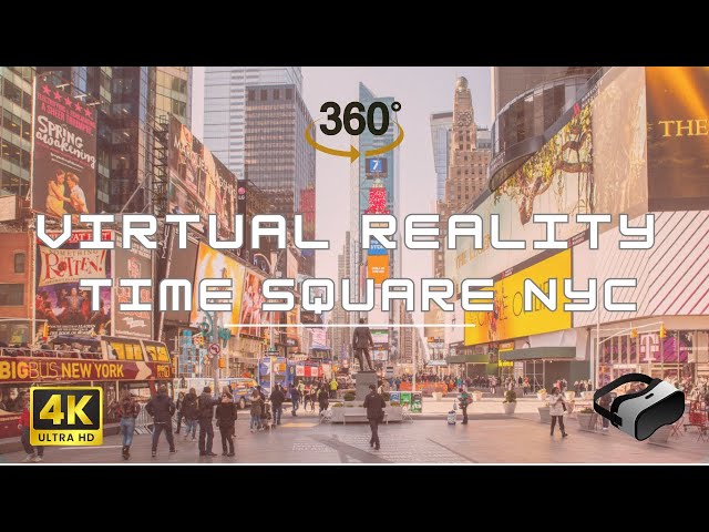 4K VR Walking Tour | Experience the Electric Energy of NYC's TIME SQUARE in 360°! [OCULUS]