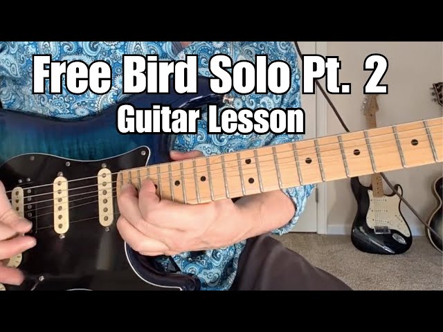 FREE BIRD Guitar Lesson + Tutorial GUITAR SOLO Pt. 2