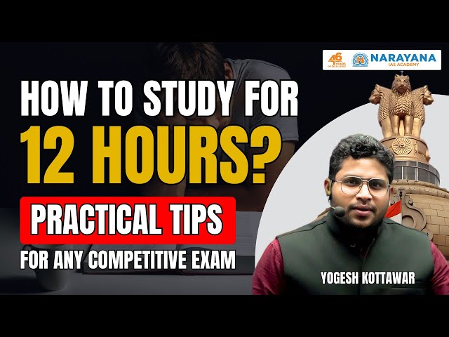 How to Study For Long Hours? Tips For All Government Examinations