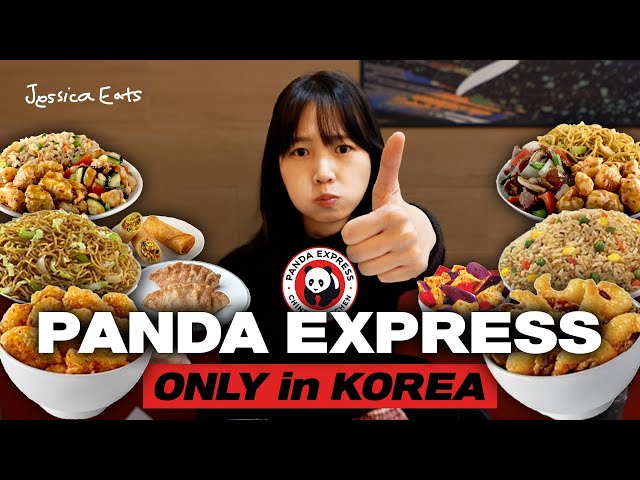 [Jessica Eats] Visited the ONE AND ONLY Panda Express store in Korea