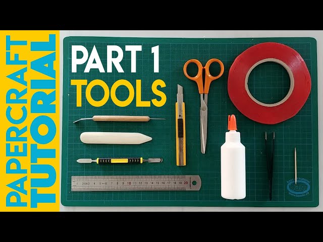 Papercraft Tutorial (PART 1) - All the tools you need to start !