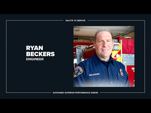 2024 Sustained Superior Performance Award: Ryan Beckers, Engineer