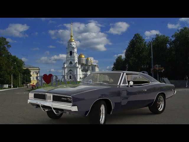 Modelling Dodge Charger 1969 in 3ds Max 1440p (Timelapse, x60 speed)