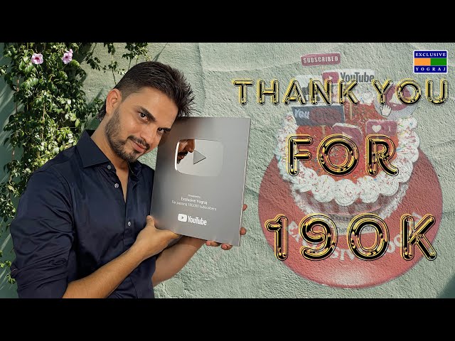 Thank You For 190K Subscribers | Silver Play Button Unboxing | Exclusive Yograj