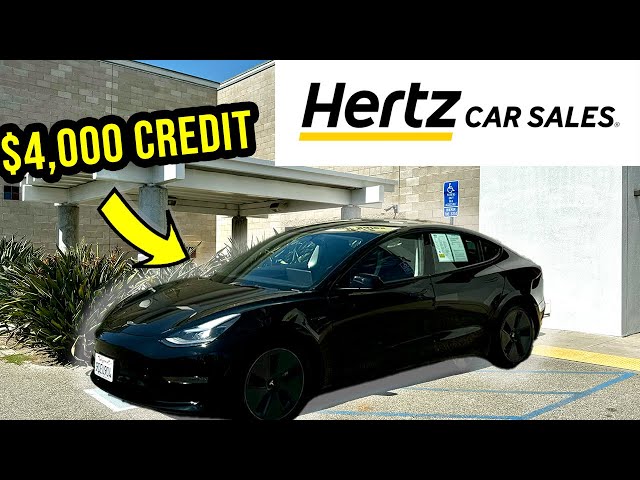 I Went To Buy a $15,000 Tesla Model 3 from HERTZ: Here's What Happened