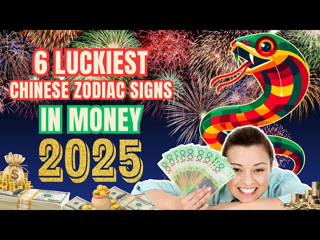 6 Luckiest Chinese Zodiac Signs in Money in 2025 | Ziggy Natural