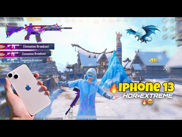 iPhone 13 Smooth +Extreme😍BGMI TEST/PUBG TEST Best LiViK Gameplay-iphone 13  !!