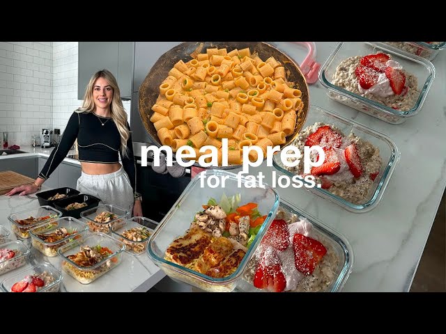 EASY MEAL PREP FOR WEIGHT LOSS | quick & healthy recipes for the week