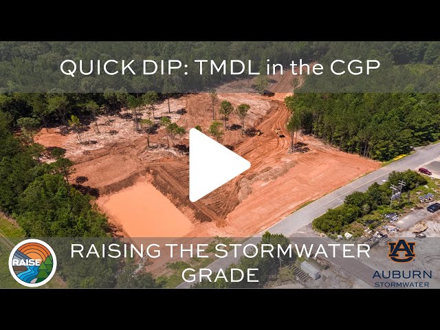 Stormwater Quick Dip 3: TMDLs in the CGP