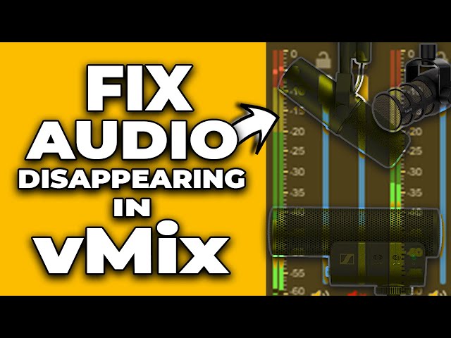 FIX Audio Disappearing In vMix | Overlay & Transition Explained!