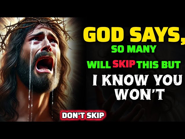 God Says ~} I'm begging, give me 1 minute | God's Message Today