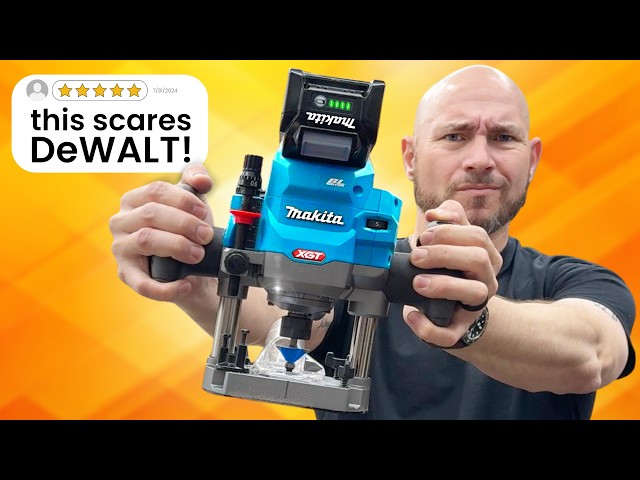 Makita's New 40V Cordless Router Puts DeWALT on Notice!