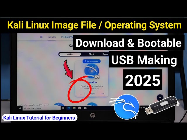 Kali Linux download and bootable USB banane ka tarika | Download & Bootable Kali Linux Pendrive 2025