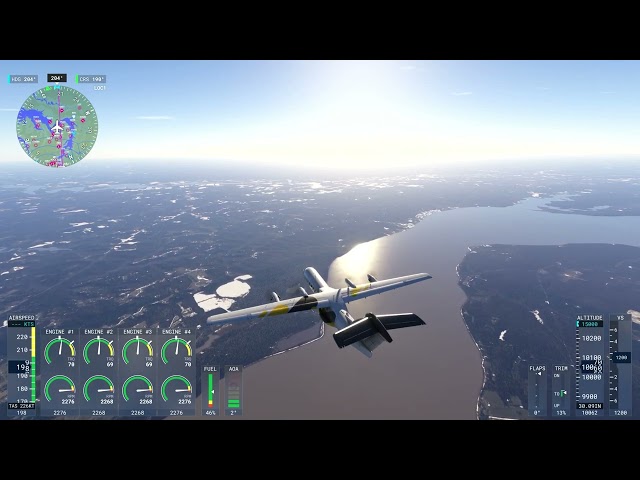 FS2024 Flying Aerospace ES 30 From D.C.  TO  N.C. Xbox Series X