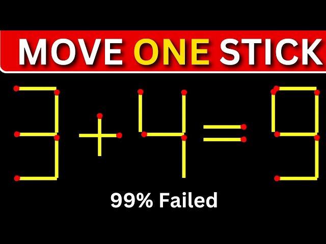 ➖🔥 Mind-Blowing Matchstick Math Puzzles You Can’t Miss! 💡📐