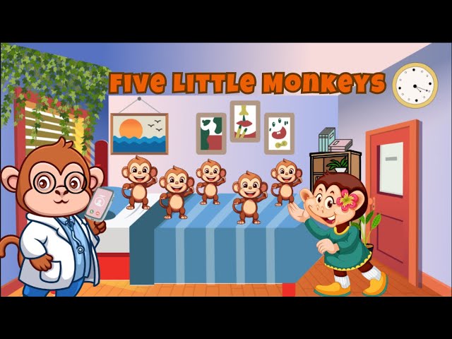 Five Little Monkeys Jumping on the Bed | CoComelon Nursery Rhymes & Kids Songs | La La World Kidzy