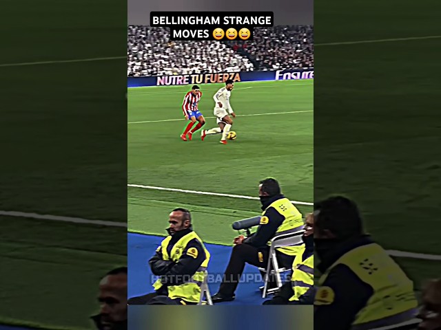 Bellingham strange moves 🤔 #bellingham #realmadrid #laliga #shorts #soccer #footballupdates