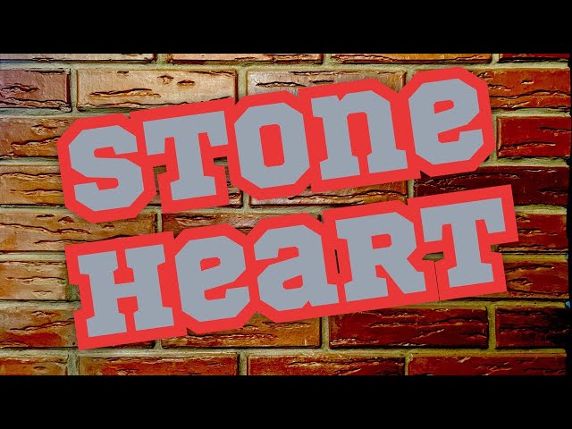 Stone heart / learning to draw on a tablet