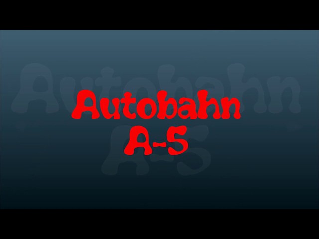 Autobahn A 5  (Zeitraffer)