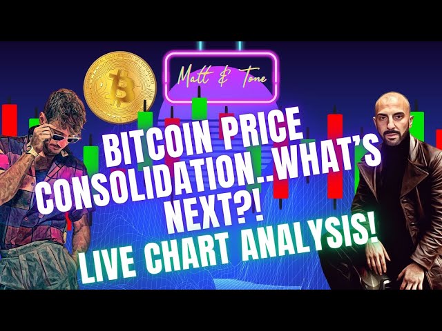 BITCOIN PRICE CONSOLIDATION..WHAT’S  NEXT?!-LIVE CHART ANALYSIS!