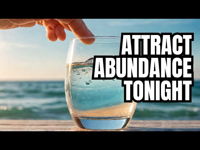 Want to Attract Abundance? Do This 5-Minute Salt Water Hack Tonight!