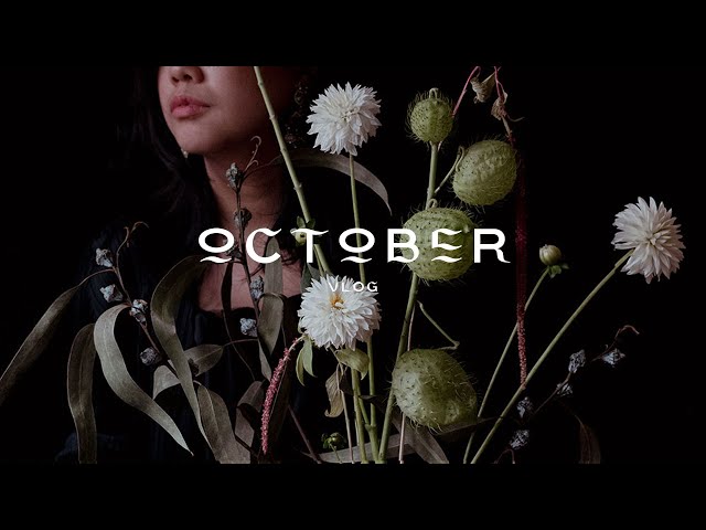 October Vlog | Cozy Season + Magazine Haul | Alice M. Huynh