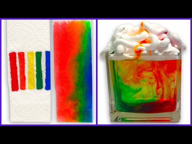 DIY Color Change Reaction Crafts and Experiments for Kids