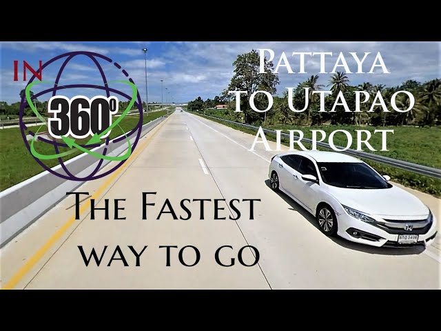 Thailand in 360-Pattaya to Utapao Airport by New Motorway