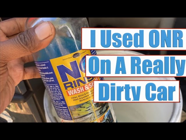 I Used Optimum No Rinse On A Really Dirty Car #detailing #satisfying