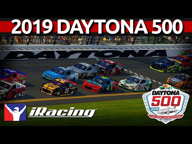 2019 DAYTONA 500 iRacing Full Race - with LIVE spotter!