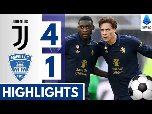 Juventus vs Empoli 4-1/All Goals & Extended Highlights Serie A League 2024-25