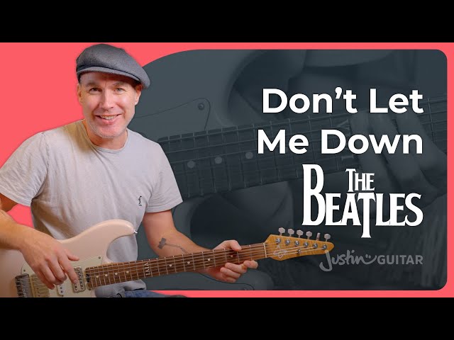 Dont Let Me Down - guitar lesson | The Beatles