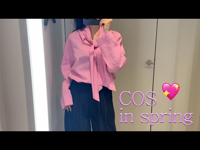 COS신상 입어보기 🌸 COS에서 미리미리 준비하는 봄 블라우스 🌸 , 봄옷 하울