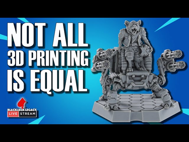 3D PRINTED MINIATURES ARE NOT ALL THE SAME!  - Monday Night Live