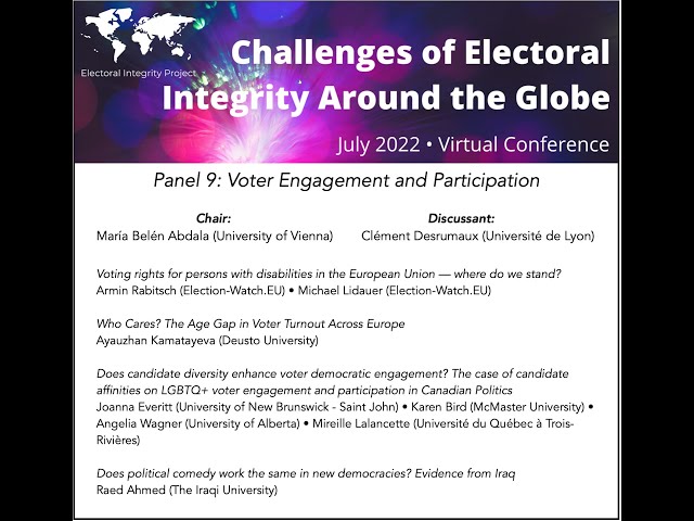 EIP 2022 Panel 9 Voter engagement and participation