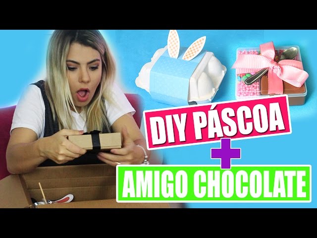 DIYS DE PÁSCOA - IDEIAS PARA VOCÊ PRESENTEAR SEU AMIGO SECRETO #PáscoaDiy