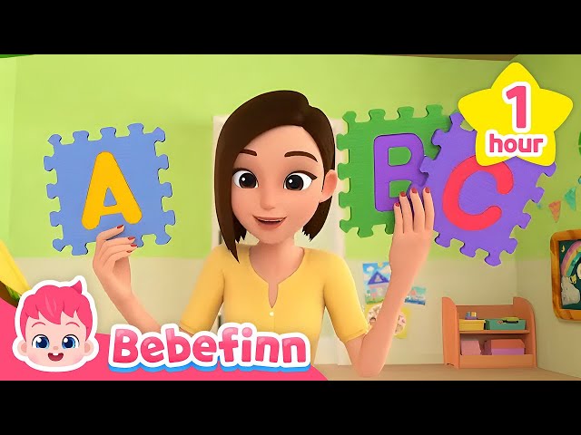 Now You Know Your ABC! Learn Alphabets with Bebefinn | Song Compilation