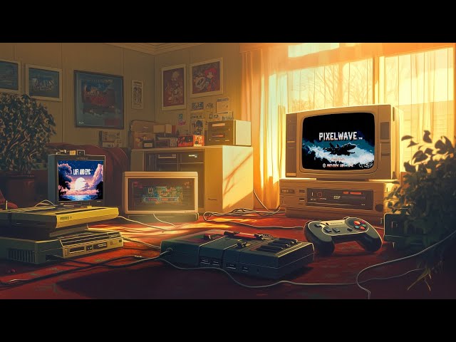 Pixelwave 🎮 (1/3) | Study, Work, Gaming: Energizing & Nostalgic Retro Vibes [BGM/Chiptune-Lofi Mix]