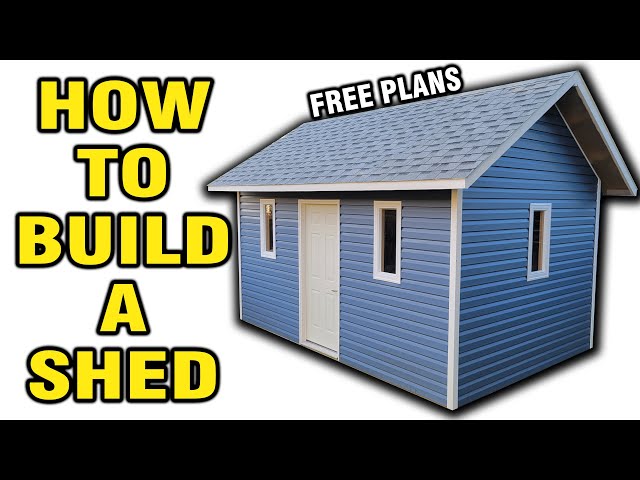 How to Build a Shed (Start to Finish)