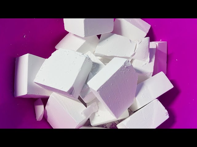 MASS CRUSH Amazing Soft & Fluffy Gym Chalk Blocks💞 #oddlysatisfyinggymchalk #asmr