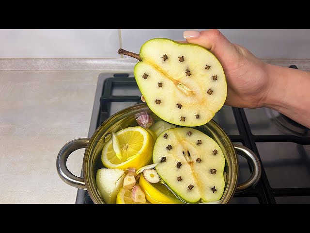 📢Pear in boiling water! Grandma gave me this recipe! Natural antibiotic!