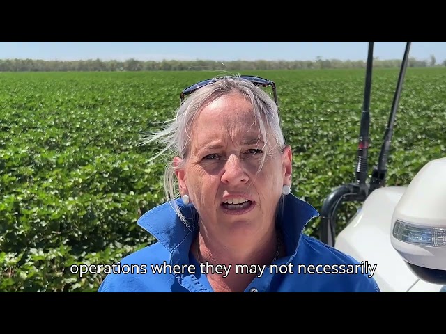 Mel Swift, Cotton Australia's myBMP Sustainability Implementation Officer