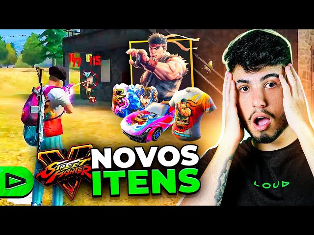 TESTAMOS AS SKINS DO STREET FIGHTER NA LOUD FREE FIRE!