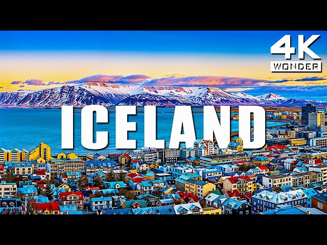 FLYING OVER ICELAND - Epic Landscapes in 4K UHD with Calming Music [4K Video]