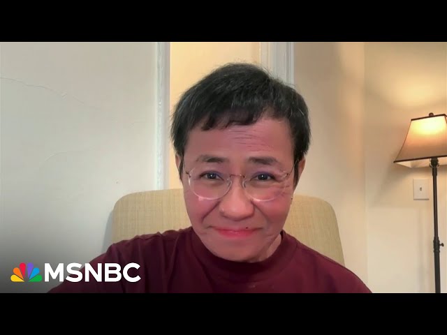 ‘Without journalism you have no democracy’: Nobel Prize winner Maria Ressa’s warning