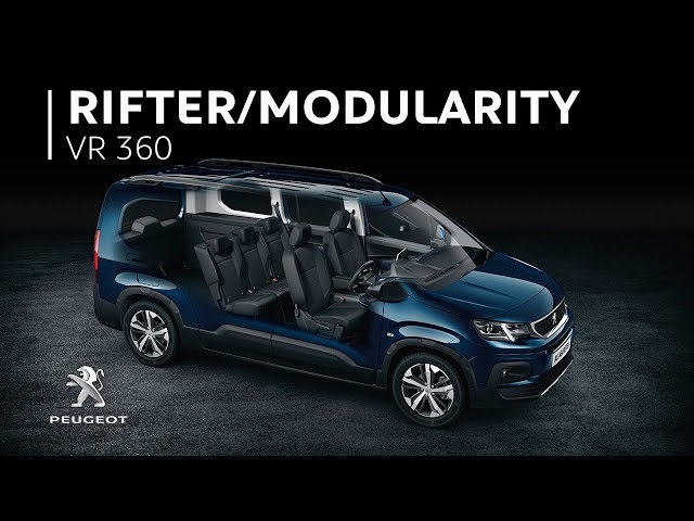 Peugeot Rifter I VR 360 : 7-seat Modularity