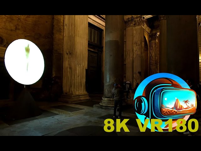 Visiting the Pantheon in the evening ROME ITALY what is the Illuminati up to 8K 4K VR180 3D Travel